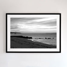 Load image into Gallery viewer, This fine art photograph was taken in Cowes, looking towards Western Port Bay heads. It comes with three frames options: Oak, white or black. Or choose the “unframed” option to mount in your own frame.