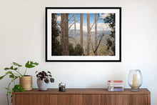 Load image into Gallery viewer, Fine art photograph of Mount Buller view. Black frame.