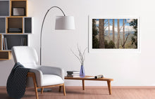 Load image into Gallery viewer, Wall art depicting Mount Buller view. Mounted in white frame.