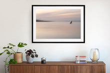 Load image into Gallery viewer, Walwa - place of waters. Impressionist style of Phillip Island. Framed in black Australian made timber.