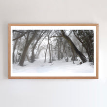 Load image into Gallery viewer, Panoramic fine art photograph of Mount Buller. Australian oak frame.