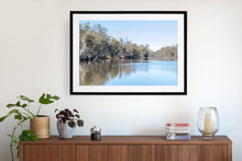 Load image into Gallery viewer, This fine art print comes with three frames options: Oak, white or black. Or choose the “unframed” option to mount in your own frame.