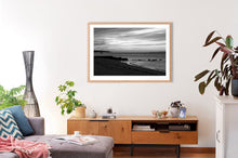 Load image into Gallery viewer, This fine art photograph was taken in Cowes, looking towards Western Port Bay heads. It comes with three frames options: Oak, white or black. Or choose the “unframed” option to mount in your own frame.
