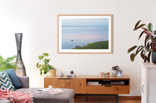 Load image into Gallery viewer, Shot is San Remo, Victoia, Fine art photograph., this oak framed print has a peacefulness, suitable for commercial or residential areas.
