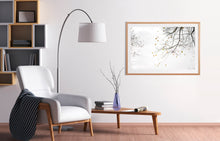 Load image into Gallery viewer, This fine art print comes with three frames options: Oak, white or black. Or choose the “unframed” option to mount in your own frame.
