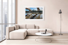 Load image into Gallery viewer, Shown here in a white frame, this fine art photographic print is for sale.
