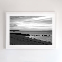 Load image into Gallery viewer, This fine art photograph was taken in Cowes, looking towards Western Port Bay heads. It comes with three frames options: Oak, white or black. Or choose the “unframed” option to mount in your own frame.
