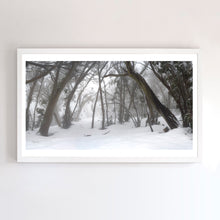 Load image into Gallery viewer, Panoramic fine art photograph of Mount Buller, shown here in white timer frame
