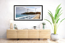 Load image into Gallery viewer, Point Lonsdale fine art photograph. Framed panorama print with a tranquil aura.
