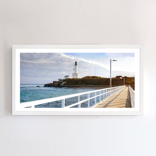 Point Lonsdale fine art photograph. Framed panorama print with a peaceful emptiness.